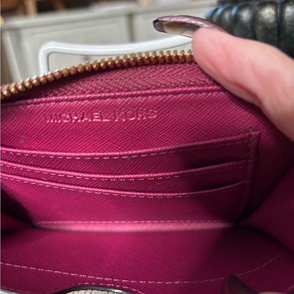 Michael Kors Pink and Gold Key Card Holder - Picture 13 of 13